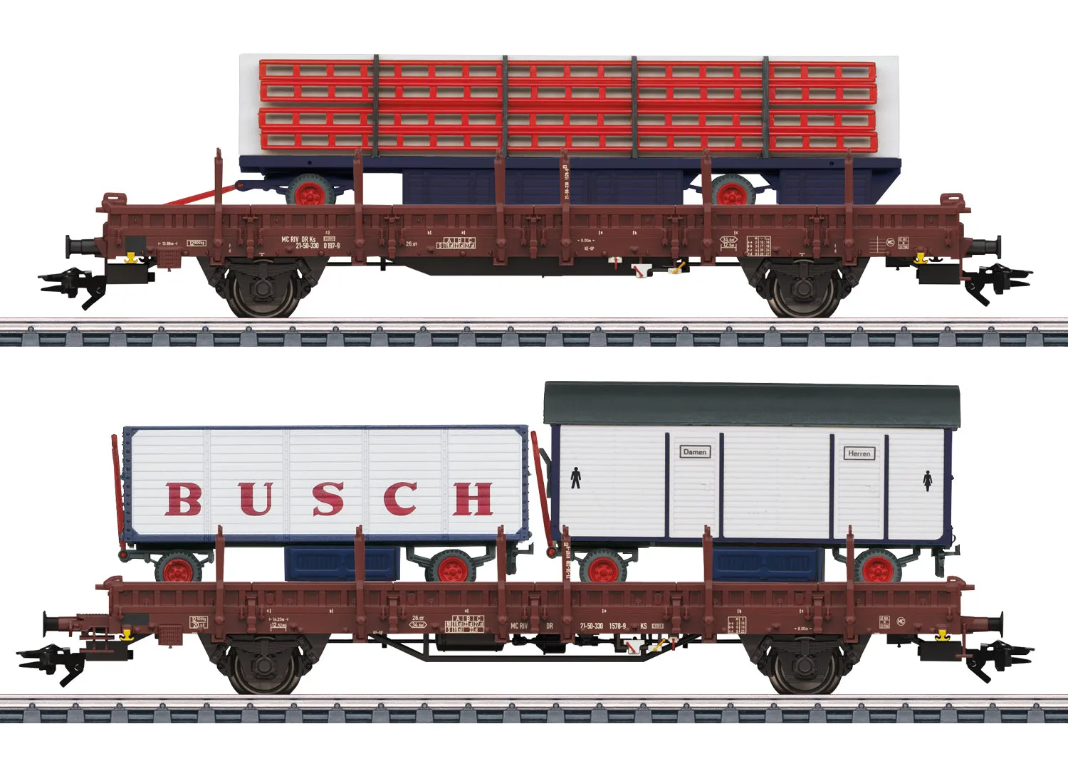 Marklin H0 45042 Circus Busch Freight Car Set   2023 New Item