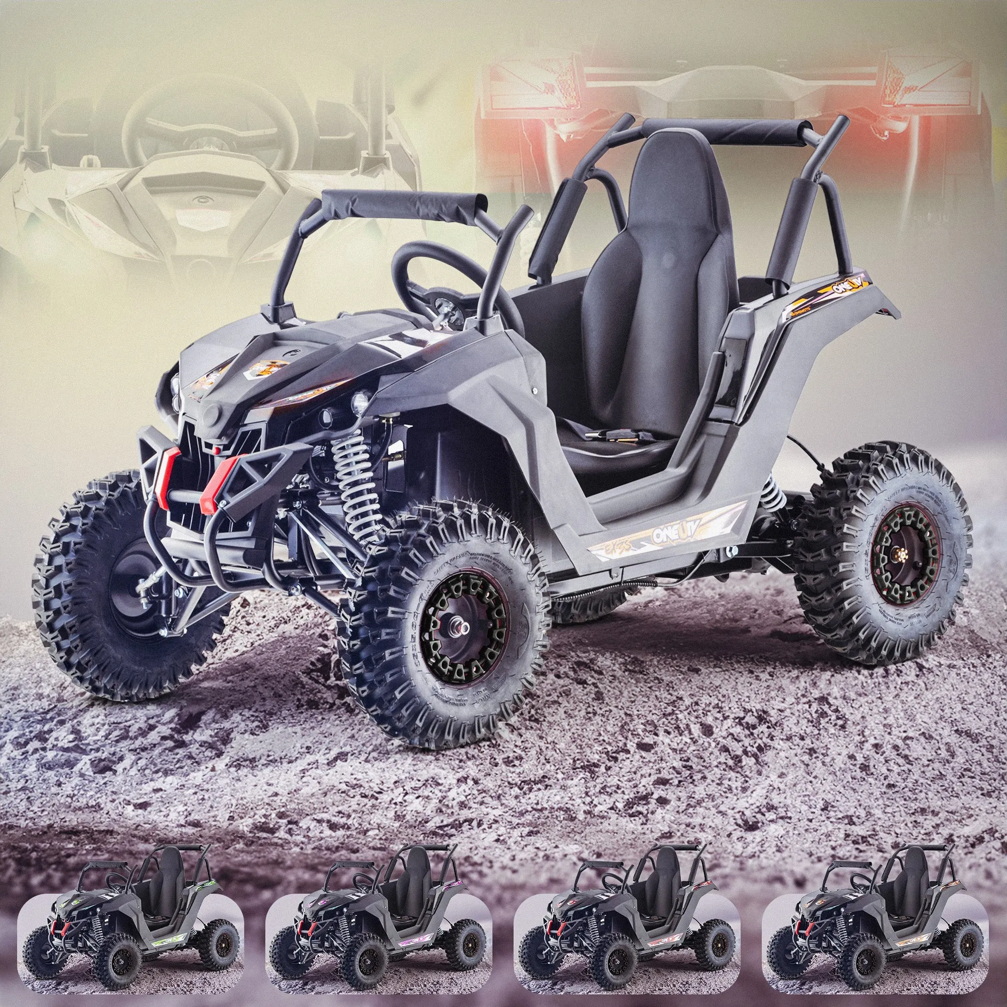 MaxPow EX3S UTV-MX 1200W Buggy - 48V12AH Battery