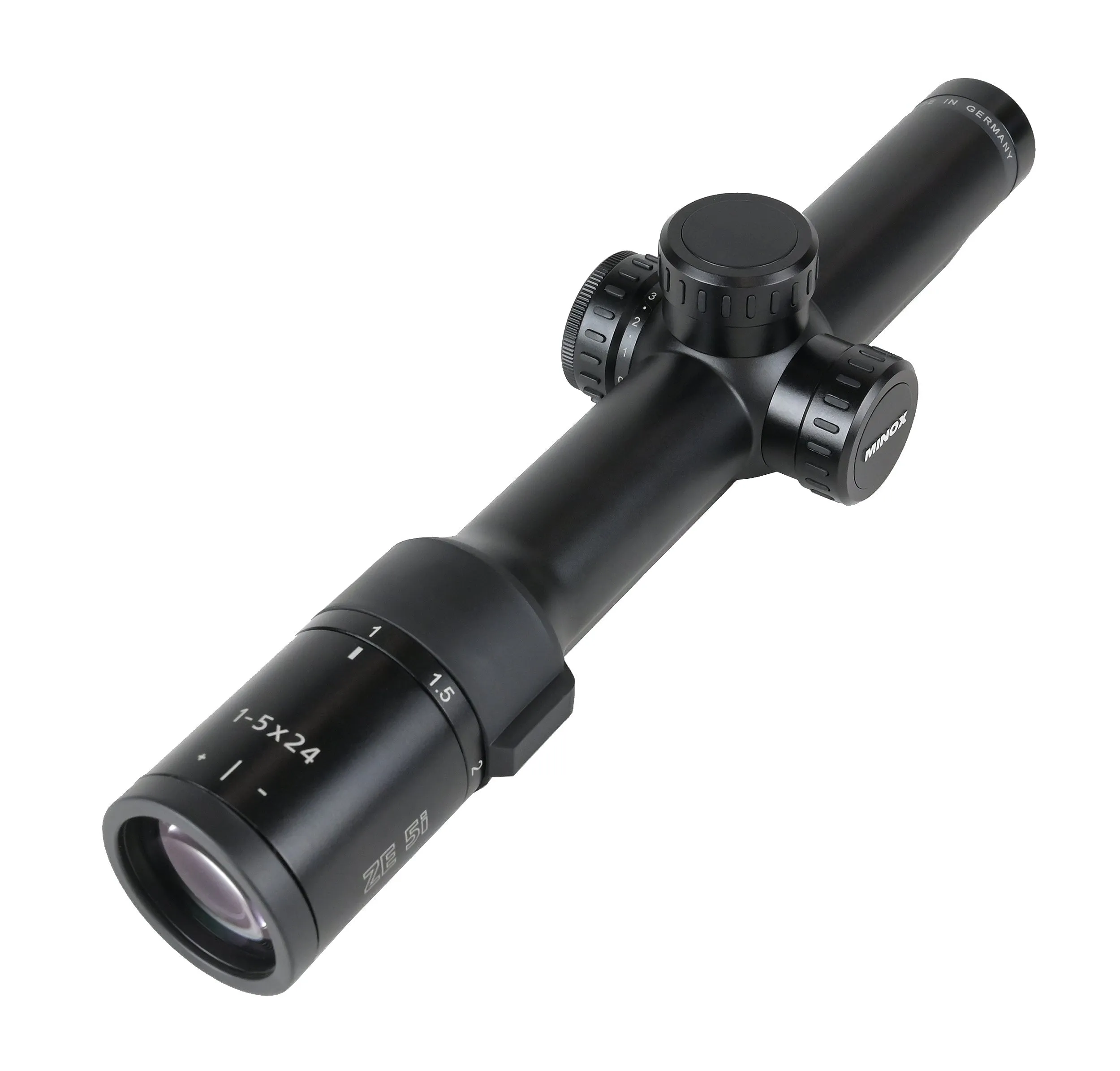 Minox ZE-5i 1-5x24 Scope Dovetail Rail #4 German Illuminated Reticle