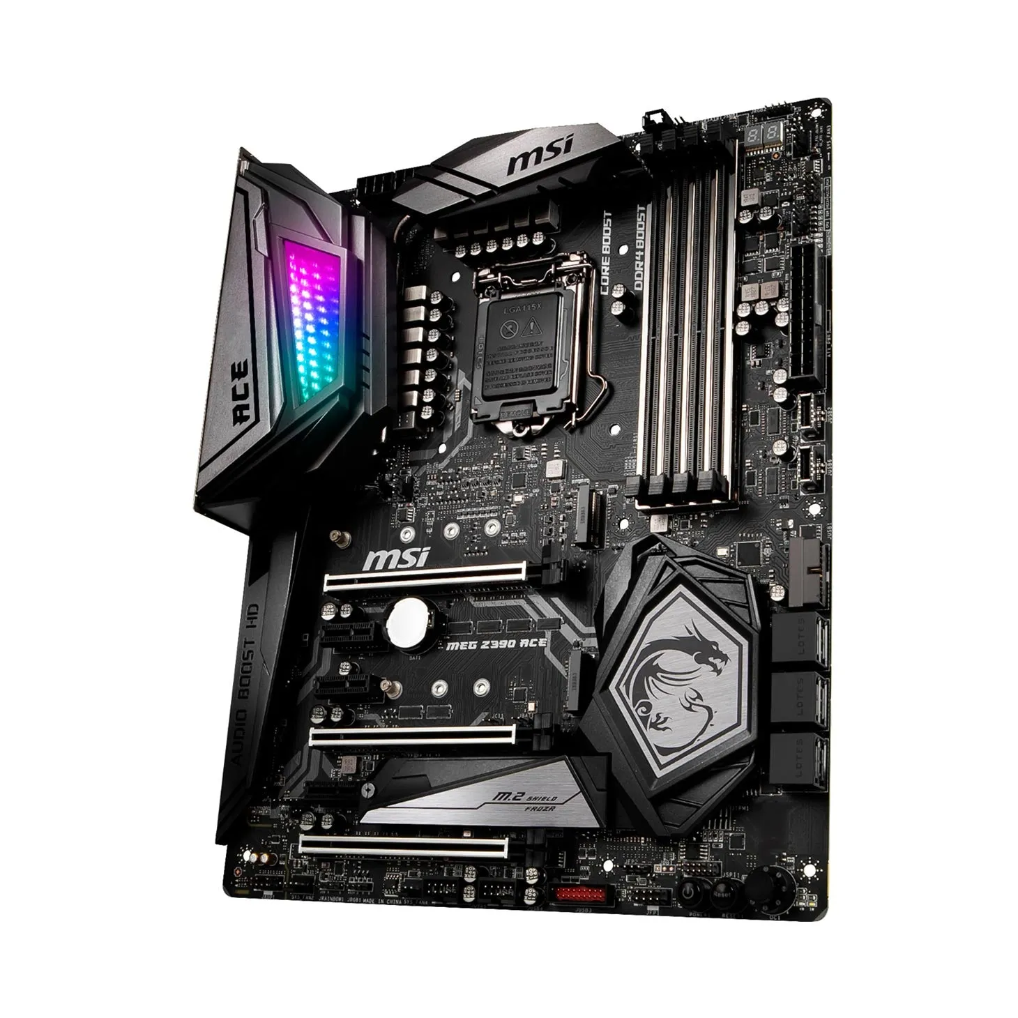 MSI - MEG Z390 ACE (Socket LGA1151) USB 3.1 Gen 1 Intel Motherboard with LED Lighting