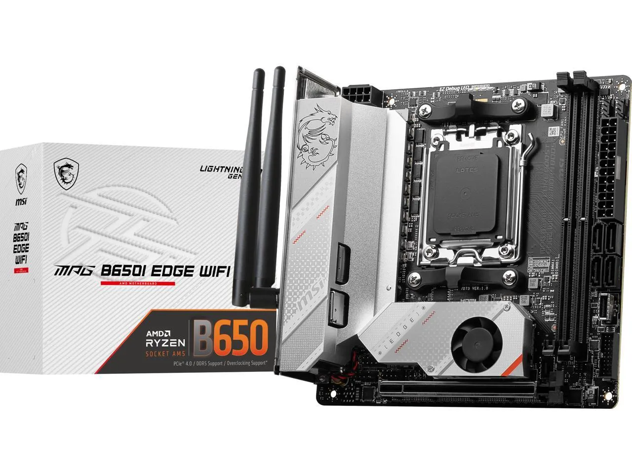 MSI MPG B650I EDGE WIFI DDR5,Socket AM5 Mini-ITX Motherboard