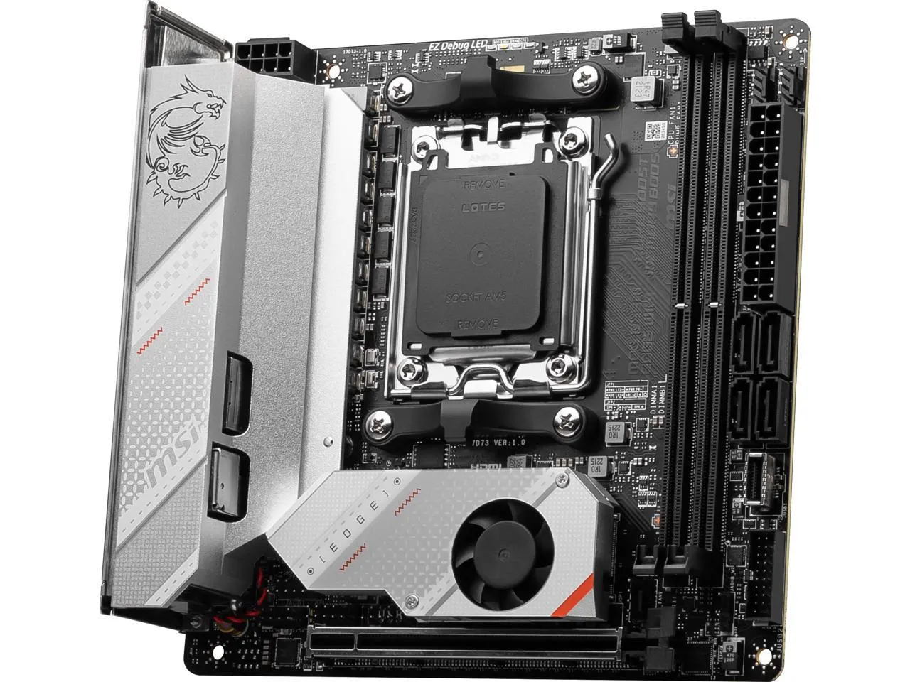 MSI MPG B650I EDGE WIFI DDR5,Socket AM5 Mini-ITX Motherboard