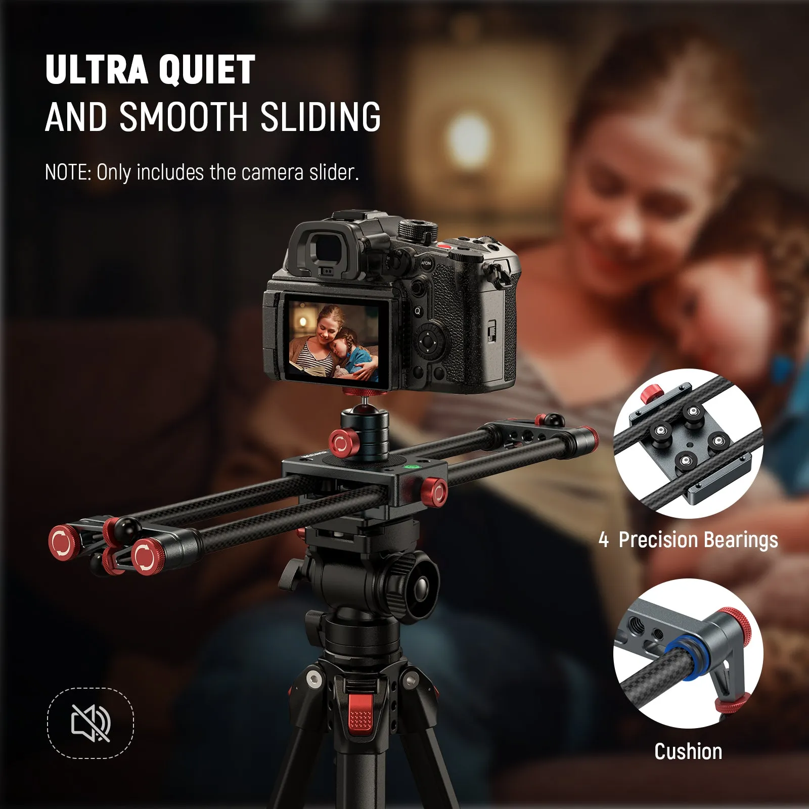 NEEWER CS1M/CS2M Carbon Fiber Camera Slider