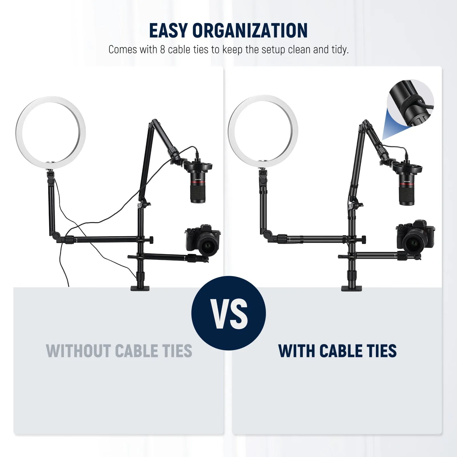 NEEWER ST008 Overhead Camera Desk Mount