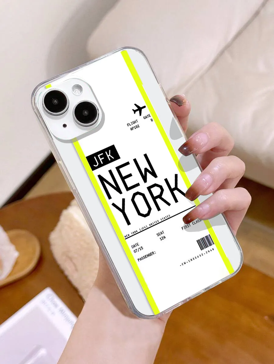 New York Clear Silicon Cover