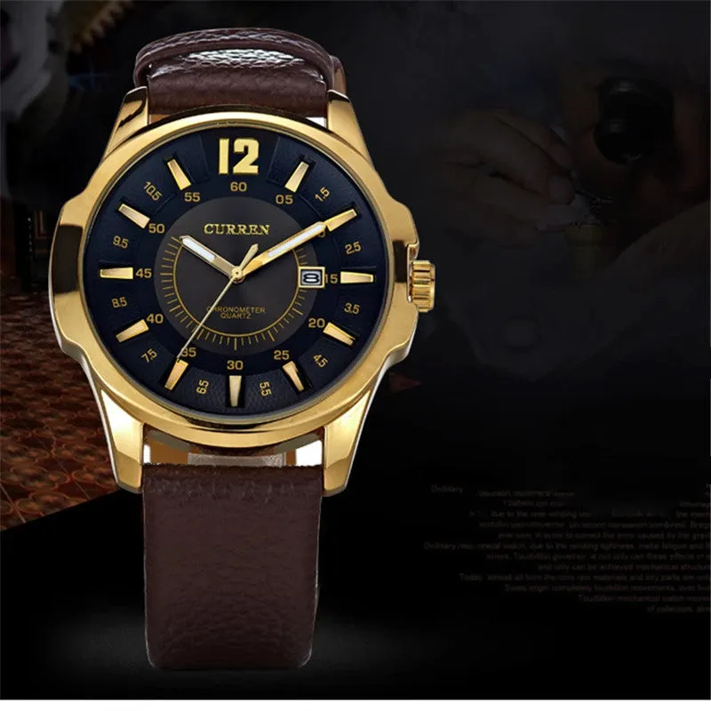 Newest Luxury brand Curren Men business Watches Fashion casual Watches Quartz Clock Military watches women Wristwatches