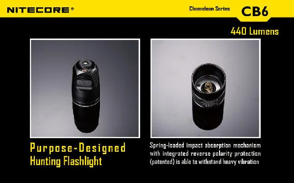 NITECORE Chameleon CB6 440 Lumen CREE XP-G2(R5) LED Flashlight