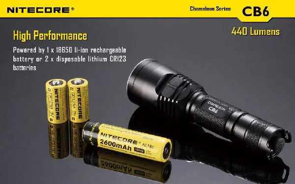 NITECORE Chameleon CB6 440 Lumen CREE XP-G2(R5) LED Flashlight