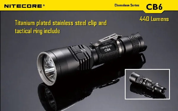 NITECORE Chameleon CB6 440 Lumen CREE XP-G2(R5) LED Flashlight