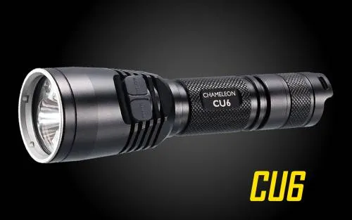 Nitecore Chameleon Series CU6 (Ultra Violet) 440 Lumen 1 x 18650 / 2 x CR123A CREE XP-G2 Dual Color LED Flashlight