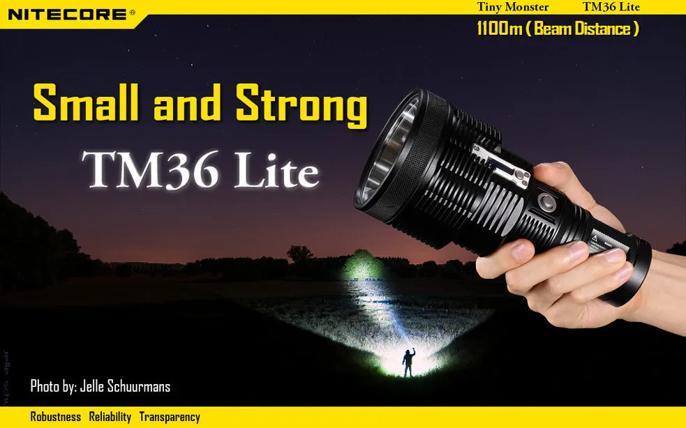 Nitecore TM36 Lite Luminus SBT-70 LED Rechargeable Flashlight