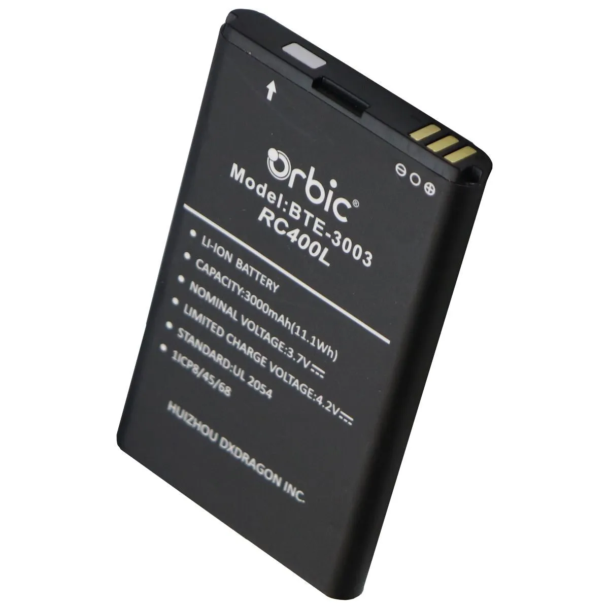 Orbic Rechargeable 3,000mAh 3.7V Li-ion Battery - Black (BTE-3003 / RC400L)