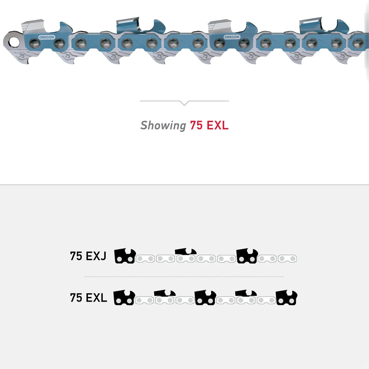 Oregon - 75EXJ025U - 25' Reel Chainsaw Chain - 3/8" Pitch, .063" Gauge, Full Skip for 36RSF 25R