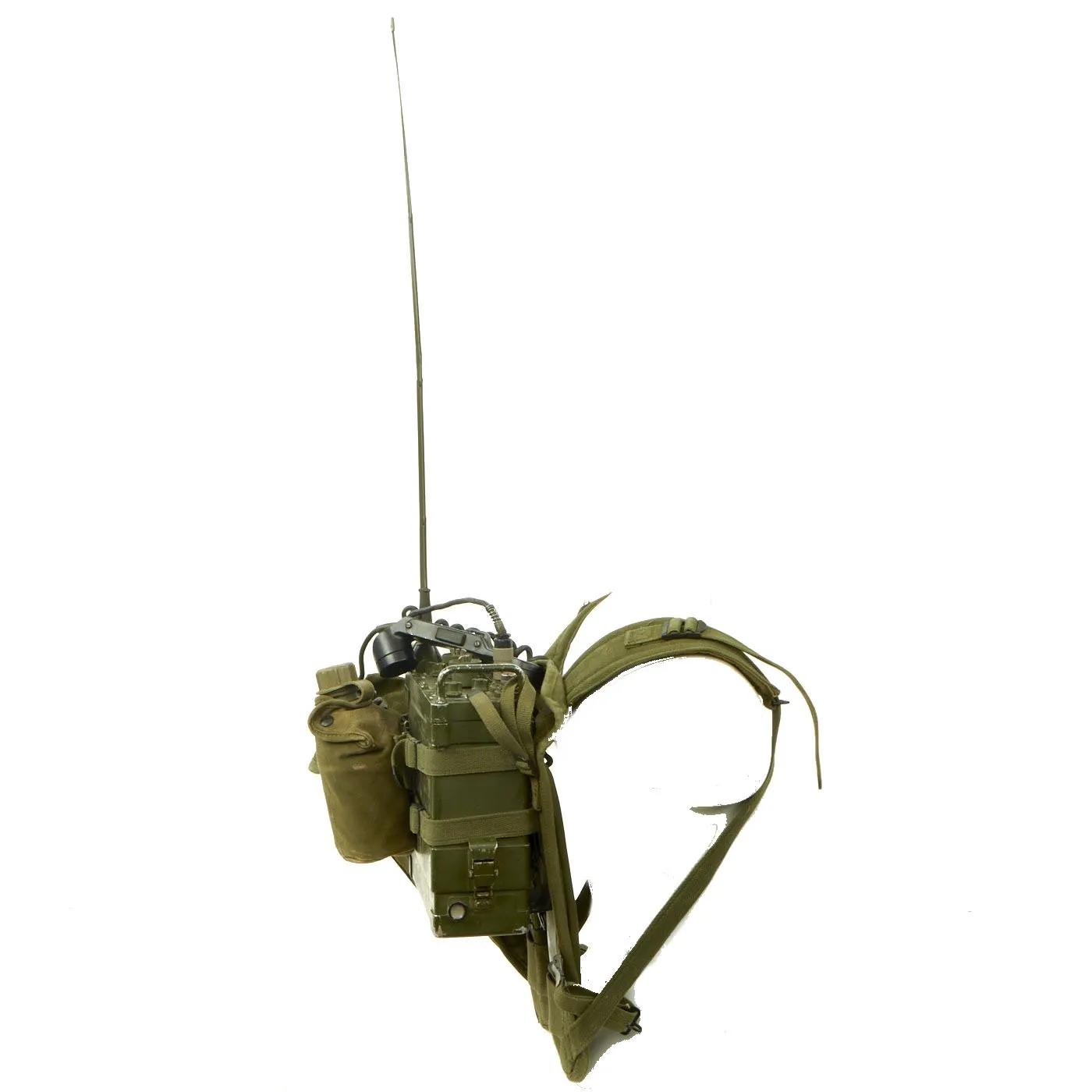 Original Vietnam War U.S.M.C. Radio Set RT-505B / PRC-25 Backpack Radio Rig - Serial 81316