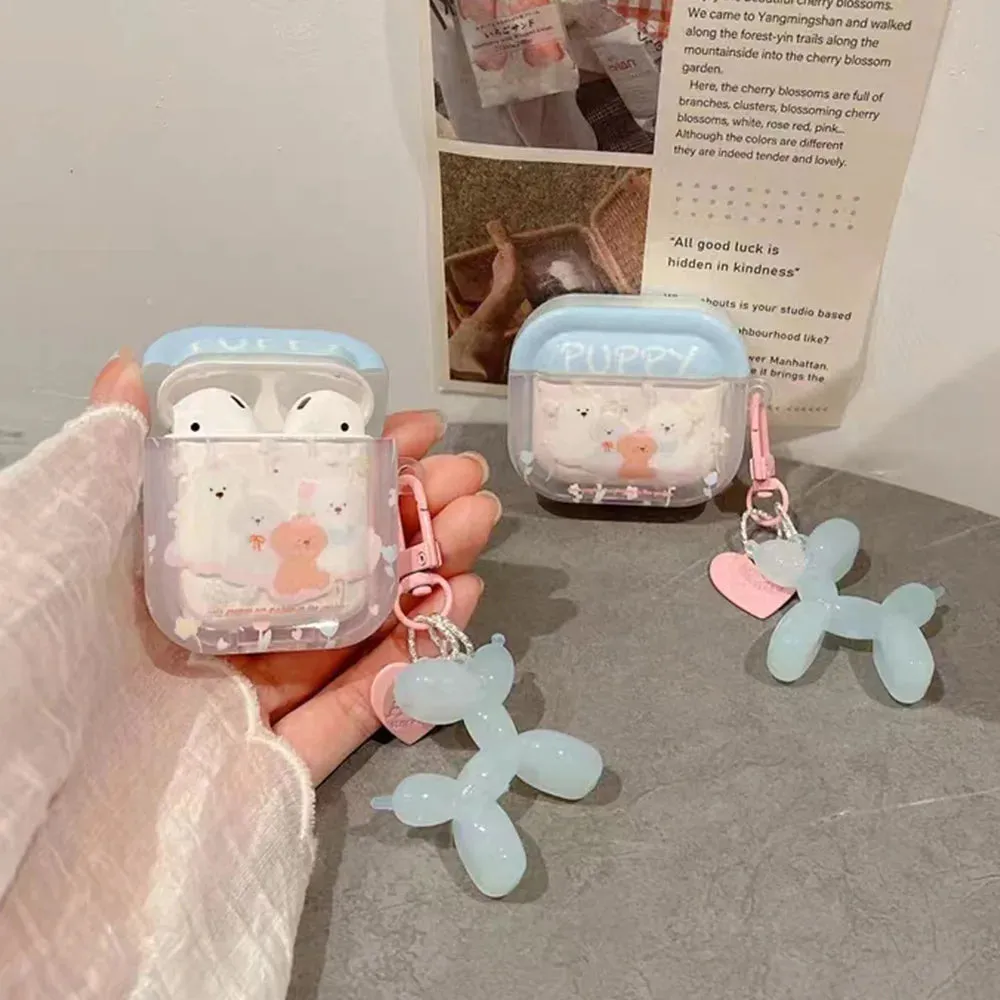 Pastel Puppies AirPods Case