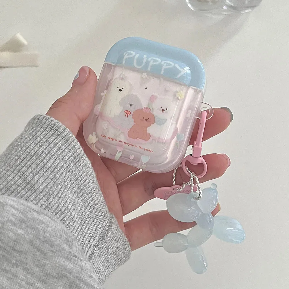 Pastel Puppies AirPods Case