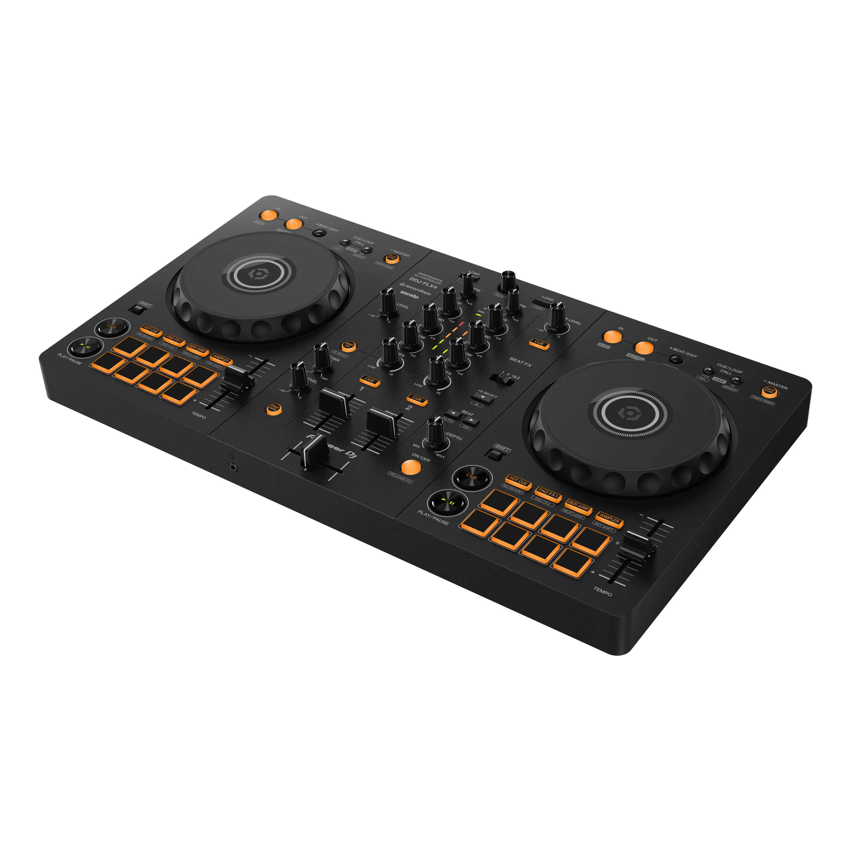 Pioneer DDJ-FLX4 2-Channel DJ Controller for Rekordbox & Serato DJ Lite