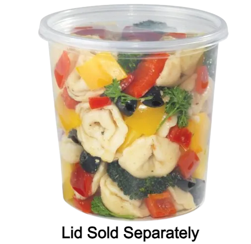 Placon Clear Deli Container 24 oz. RD24C - 500/Case