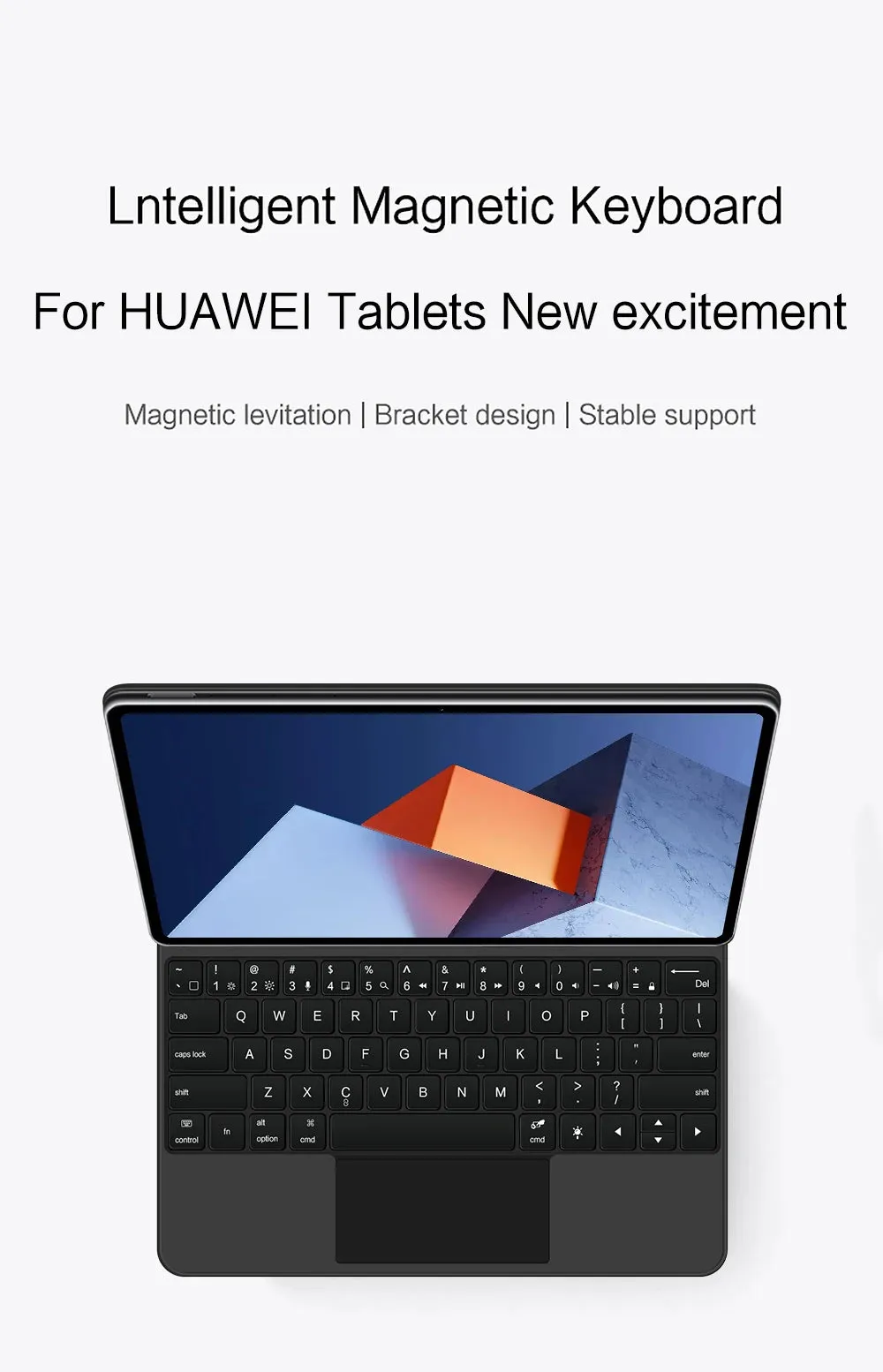 Premium HUWEI Magic Keyboard Folio - Smart Magnetic Case for Huawei MateBook E 12.6 inch 2022