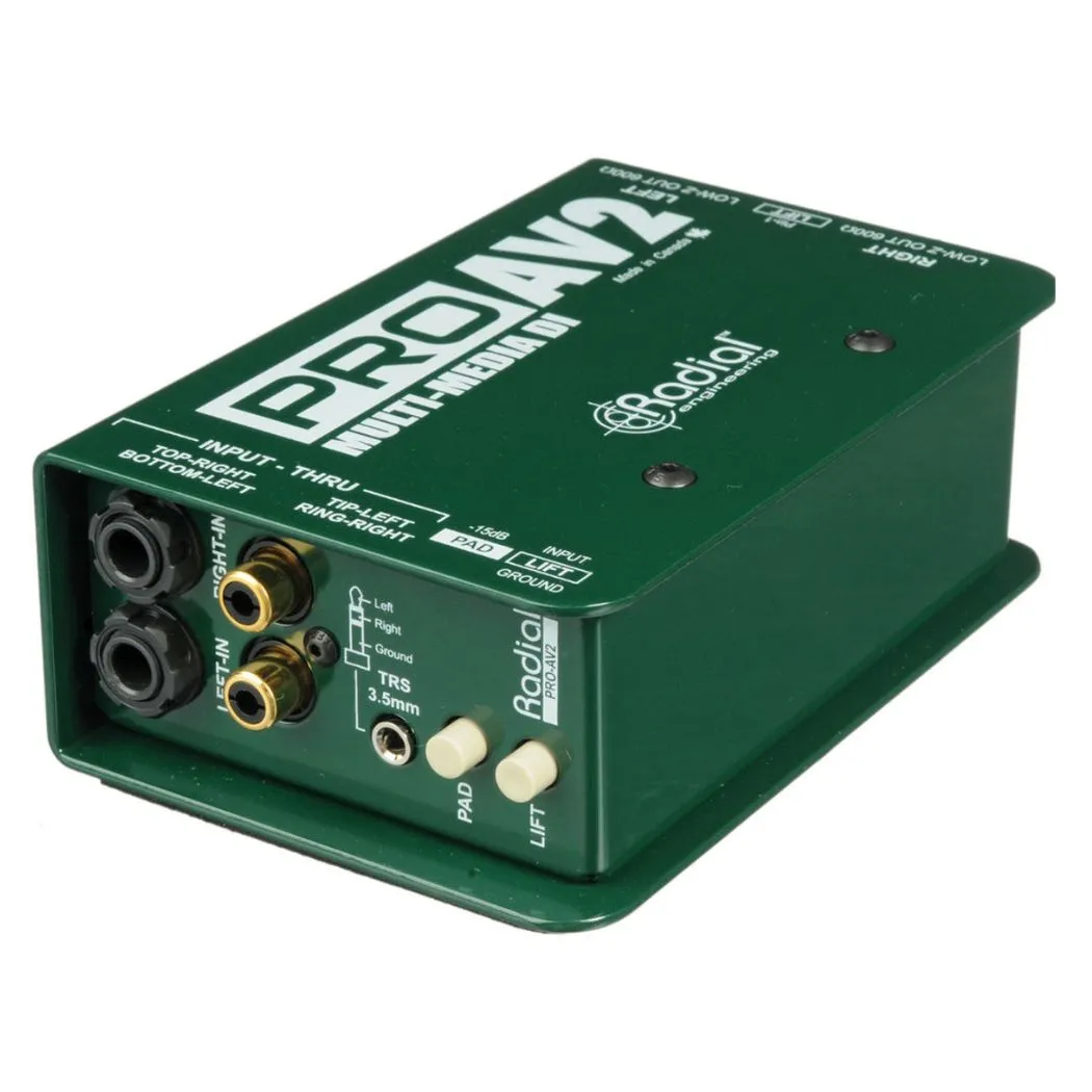 Radial RAD-R800111500 Stereo Passive Di Box