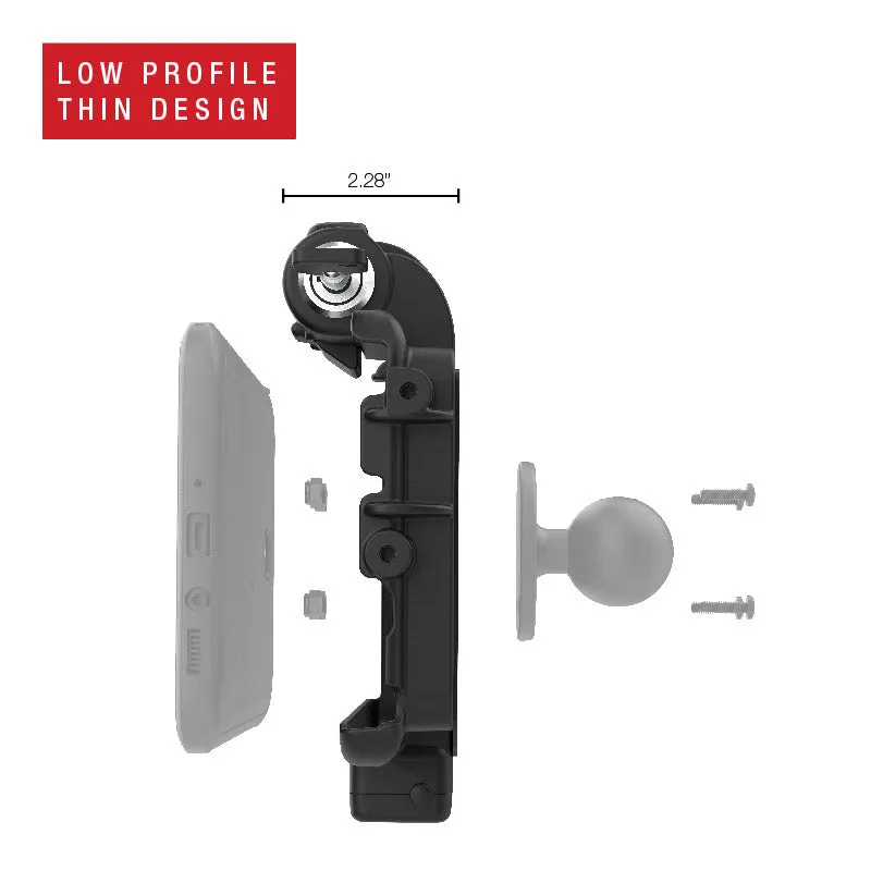 RAM® USB-C Low-Profile Dock   USB-A & RJ45 Data for Tab Active5 & 3