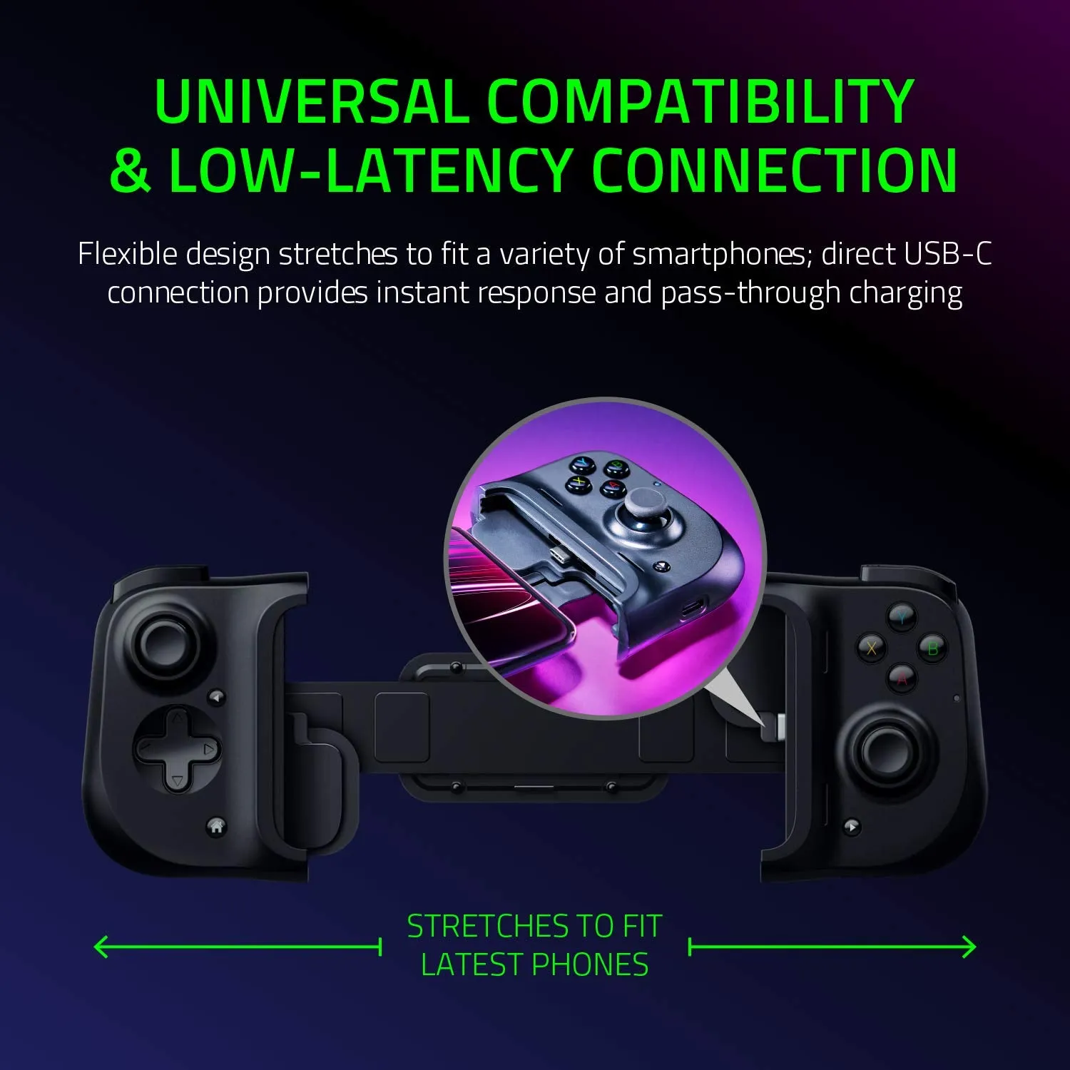 Razer Gaming Controller Kishi Mobile Game Controller / Gamepad for Android USB-C