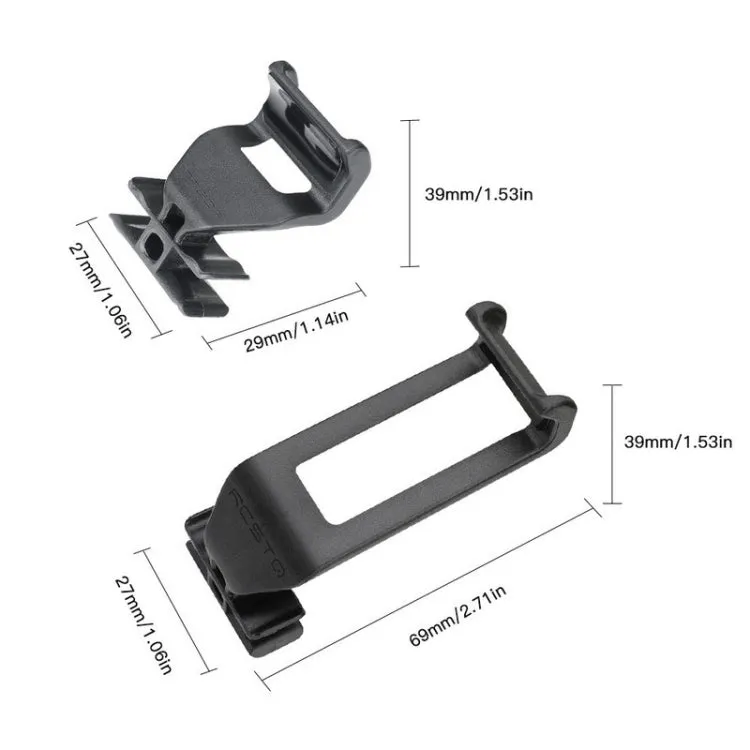 RCSTQ Remote Control Quick Release Tablet Phone Clamp Holder for DJI Mavic Air 2 Drone, Colour: Phone Tablet Clamp