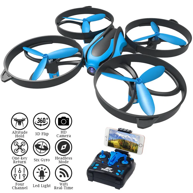 RCTOWN HD FPV Camera RC Drone Smartphone Controlled RC Quadcopter