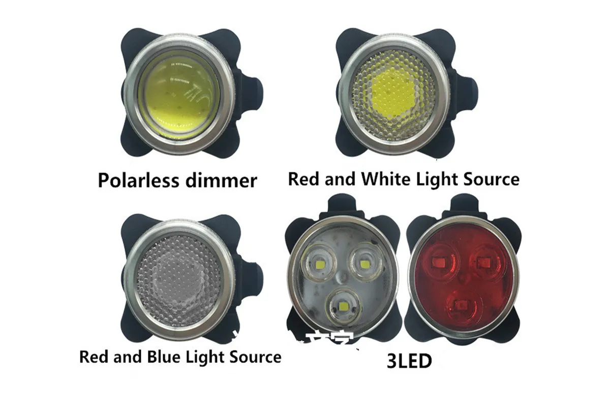 Rechargeable Bike Light Set, Super Bright LED Bicycle Lights Front and Rear, 4 Light Mode Options, 650mah Lithium Battery, Bike Headlight, Waterproof