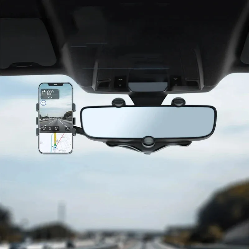 Rotatable Car Phone Holder Rearview Mirror Driving Recorder Bracket DVR/GPS Mobile Phone Support Car Mobile Phone Holder