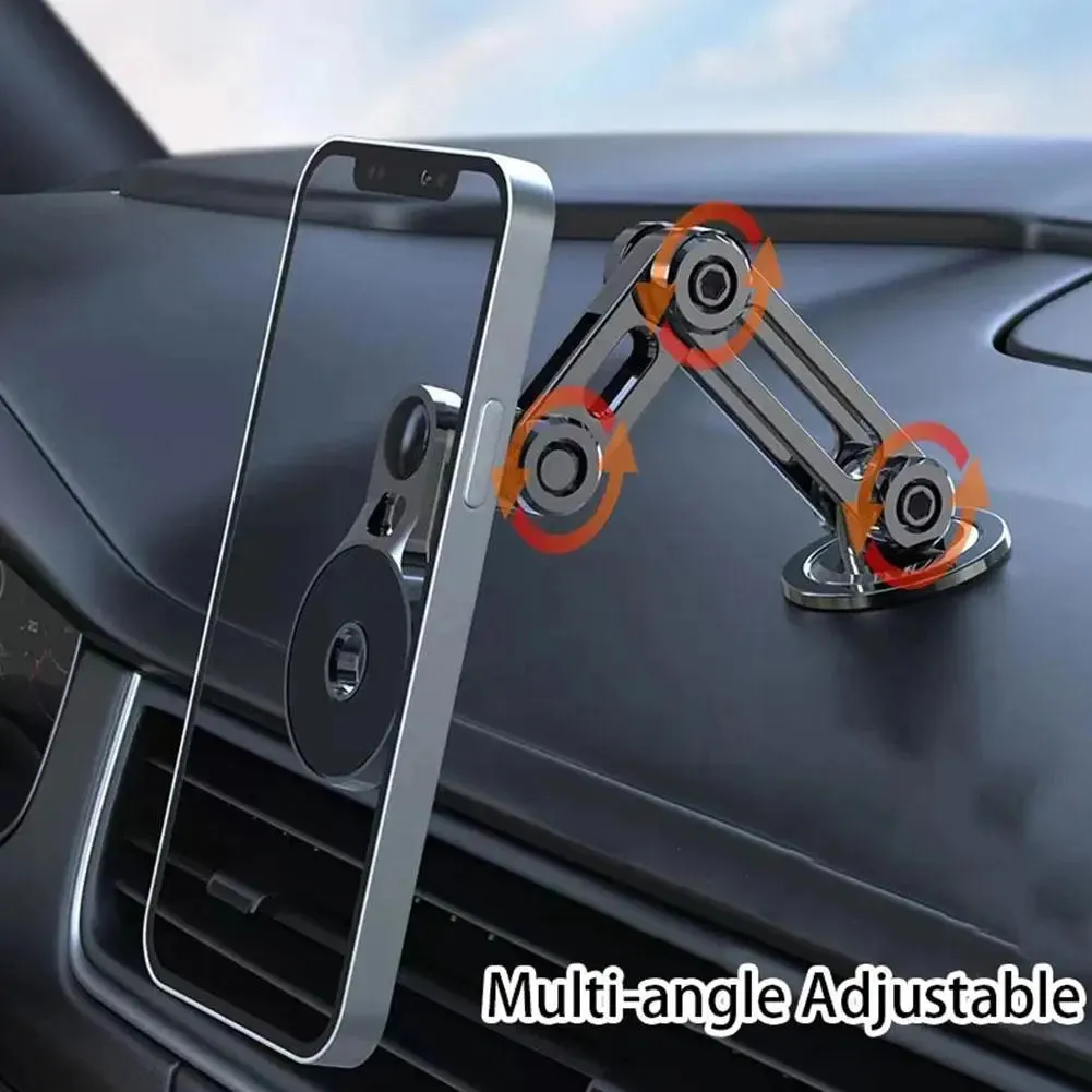 Rotatable Magnetic Suction Mechanical Arm Car Phone Holder