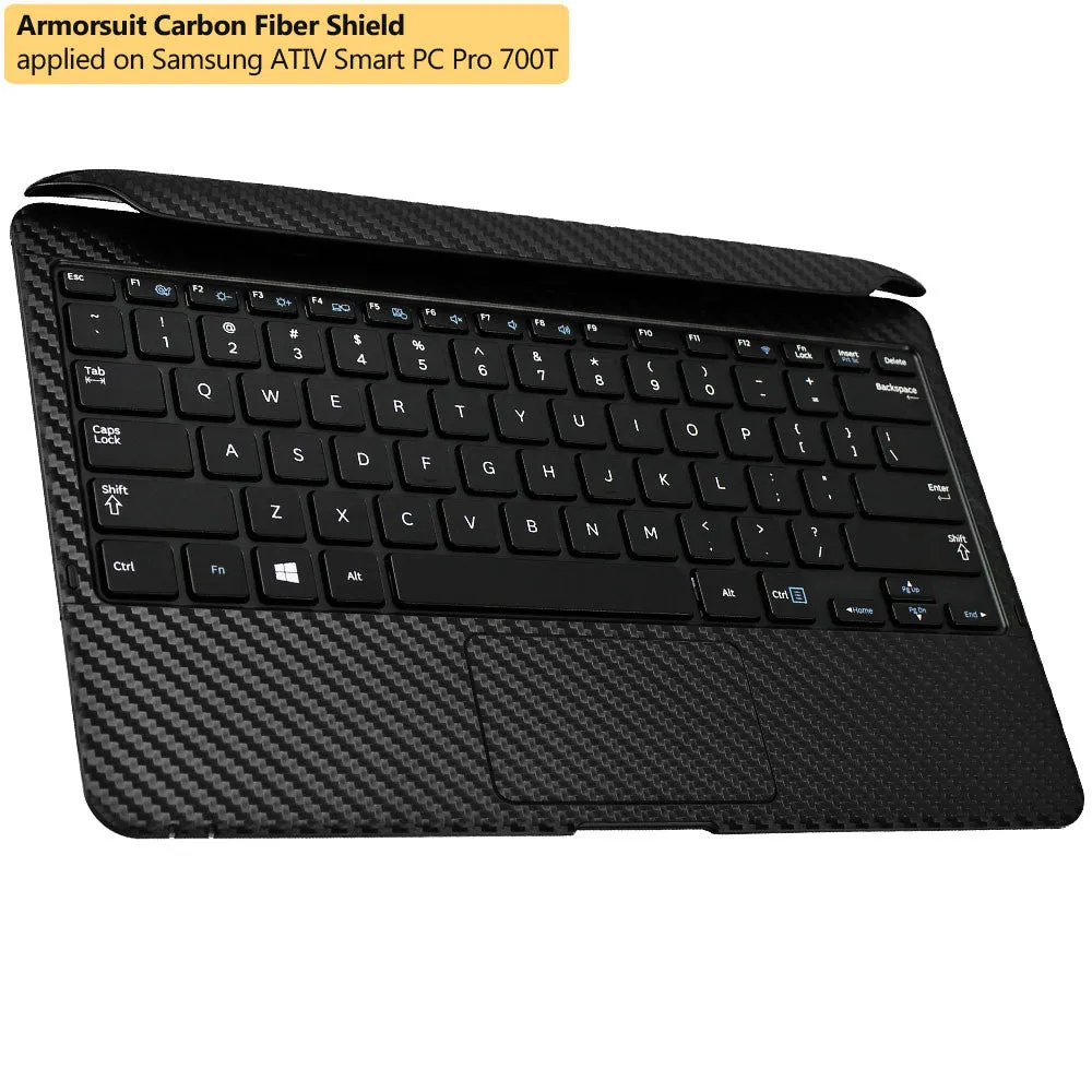 Samsung ATIV Smart PC Pro 700T Keyboard Black Carbon Fiber Film Protector