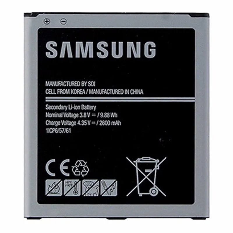 Samsung Galaxy J3 Original 2,600 mAh Cell Phone Battery - Model EB-BG530CBZ