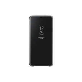 Samsung Galaxy S9 Clear View Standing Case Cover Black