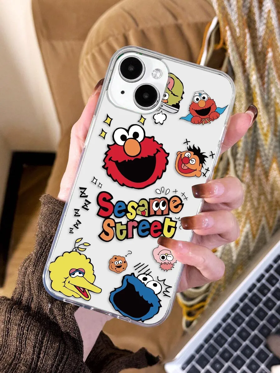 Sesame Street Cartoon Clear Silicon Cover