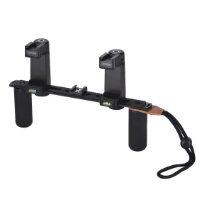 Sevenoak SK-PSC4 Dual Handheld Smart Grip Smart Phone Clip Clamp Holder