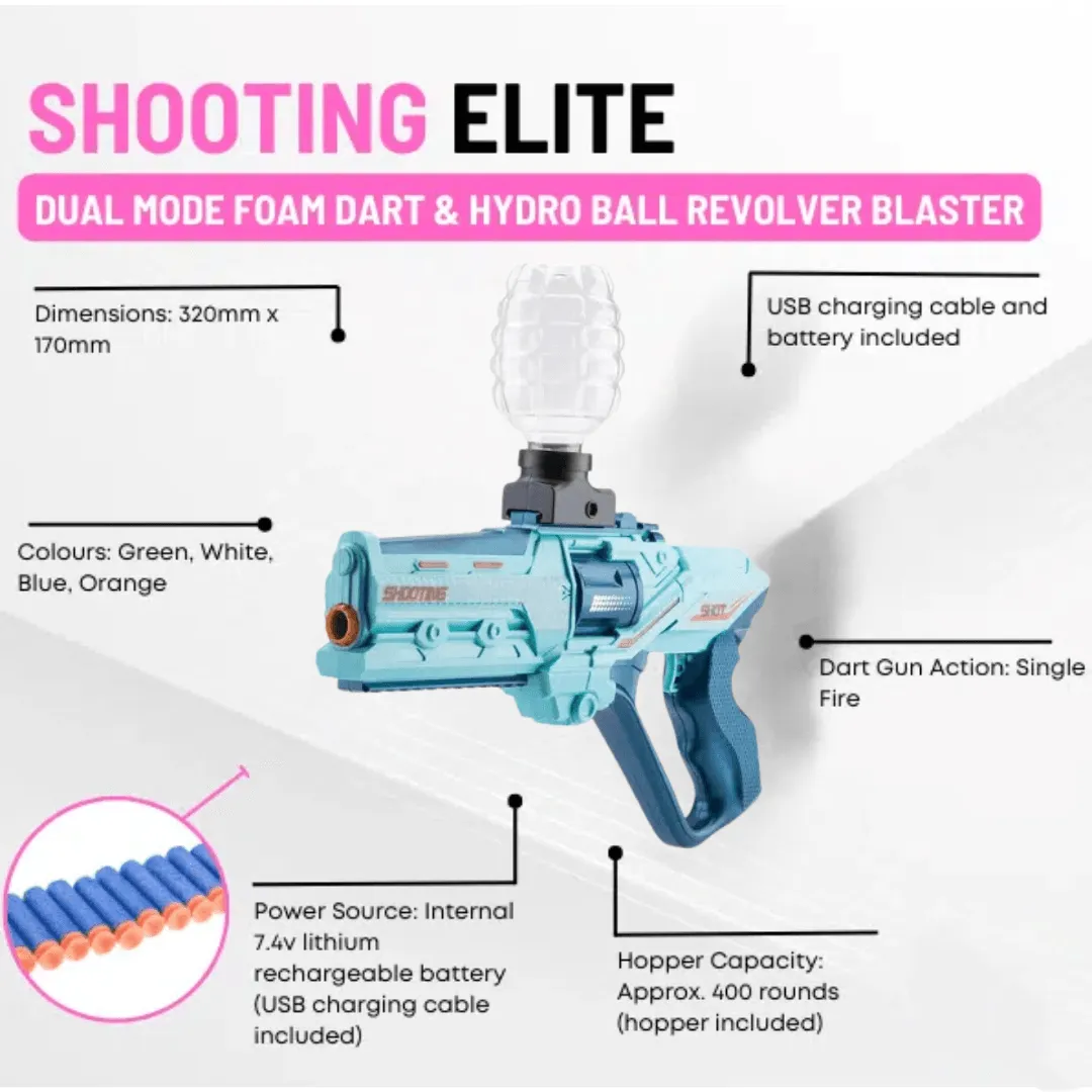 SHOOTING ELITE GEL BLASTER KIT - BLUE