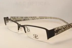 SLR M998 C4 Black Gray Metal Designer Italy Eyeglasses