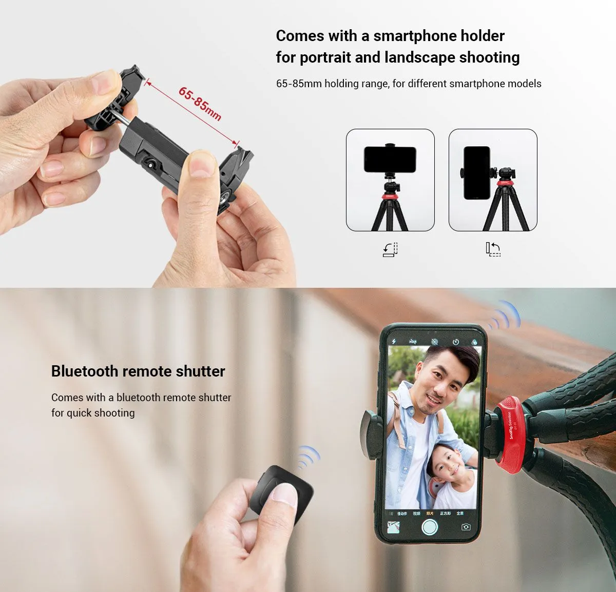 SmallRig Selection Portable Flexible Tripod DT-01 3255