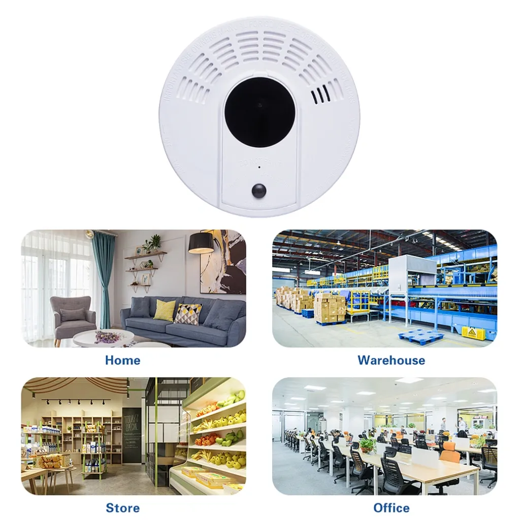 Smoke Detector Hidden Surveillance Camera