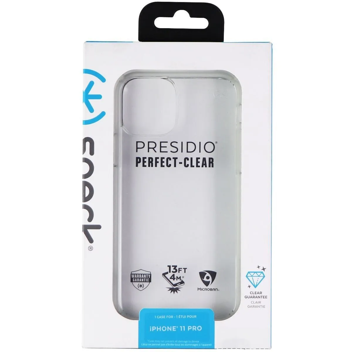 Speck Presidio Perfect-Clear Case for Apple iPhone 11 Pro - Clear (136437-5085)