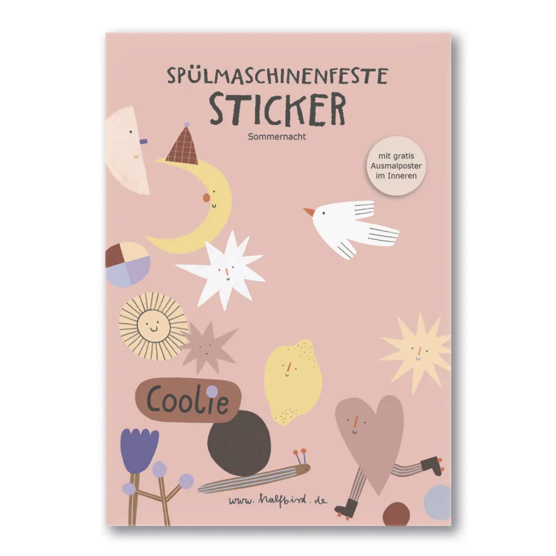 Spülmaschinenfeste Sticker "Sommernacht"