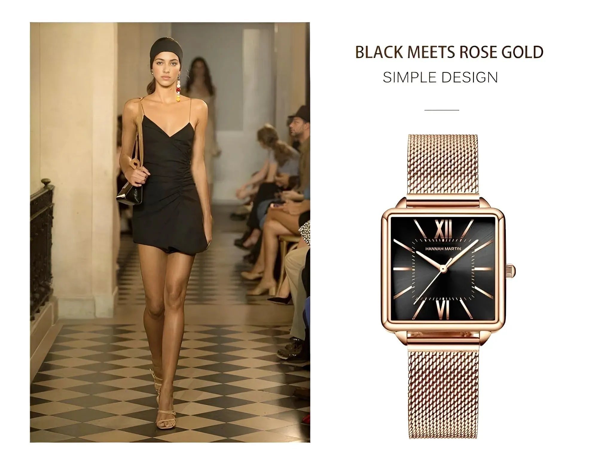 Stainless Steel Fashion Watch For Women