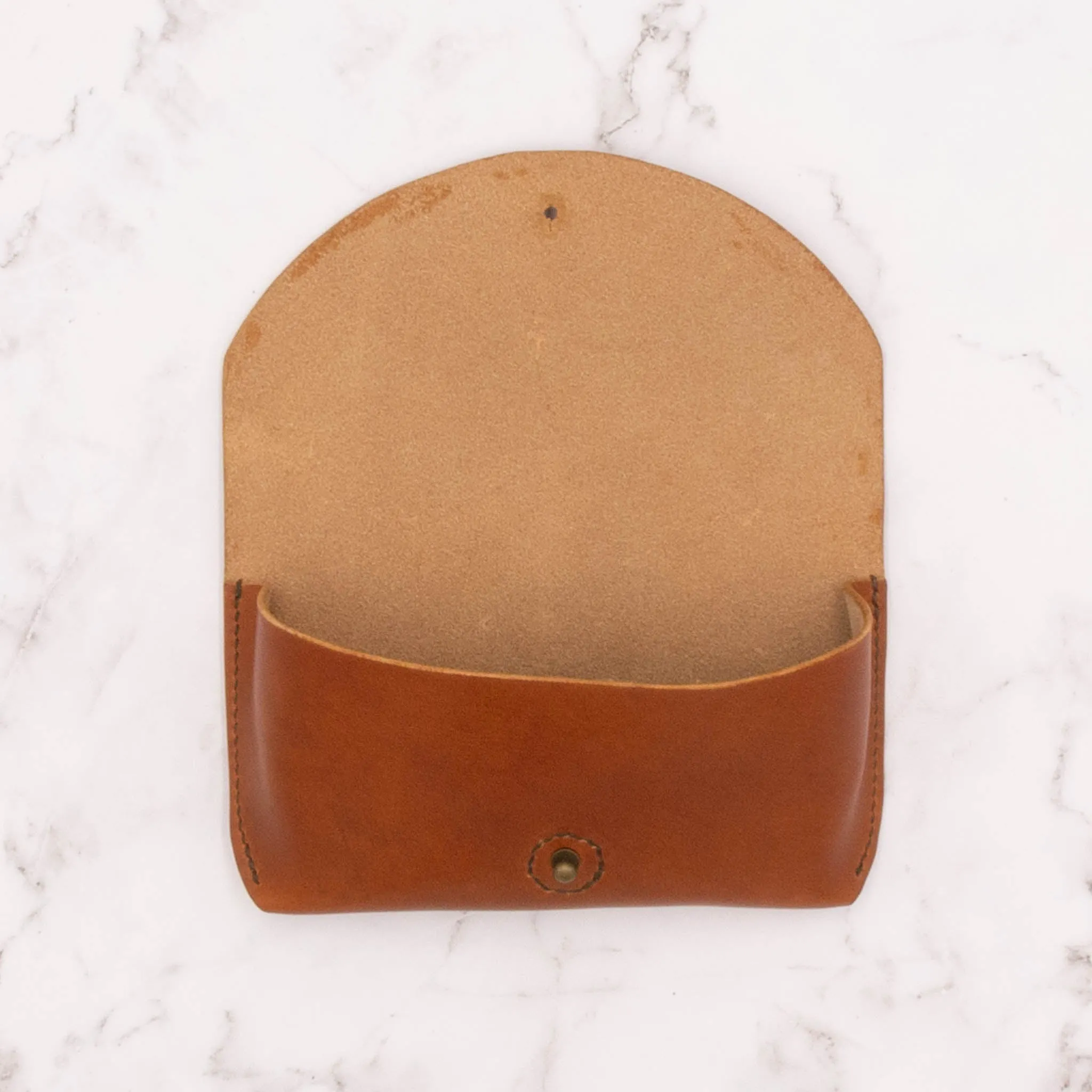 Sunglass Case - English Tan Soft Leather