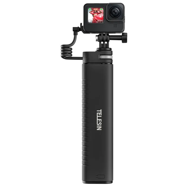 TELESIN Charging Selfie Stick 10000mah Power Bank Universal For Sports Camera & Smart Phone