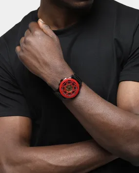 The Anti-Order Non-Skeleton Watch Black/Red