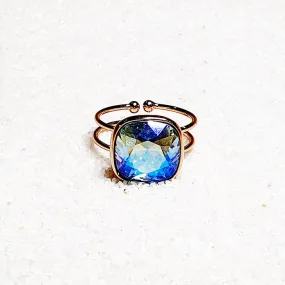 'The Shan' Blue Swarovski Ring