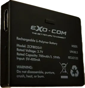 Uclear Scorpion EXO-COM Replacement Spare Battery