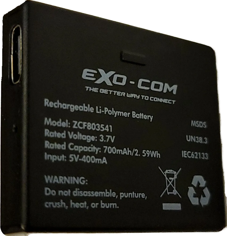 Uclear Scorpion EXO-COM Replacement Spare Battery