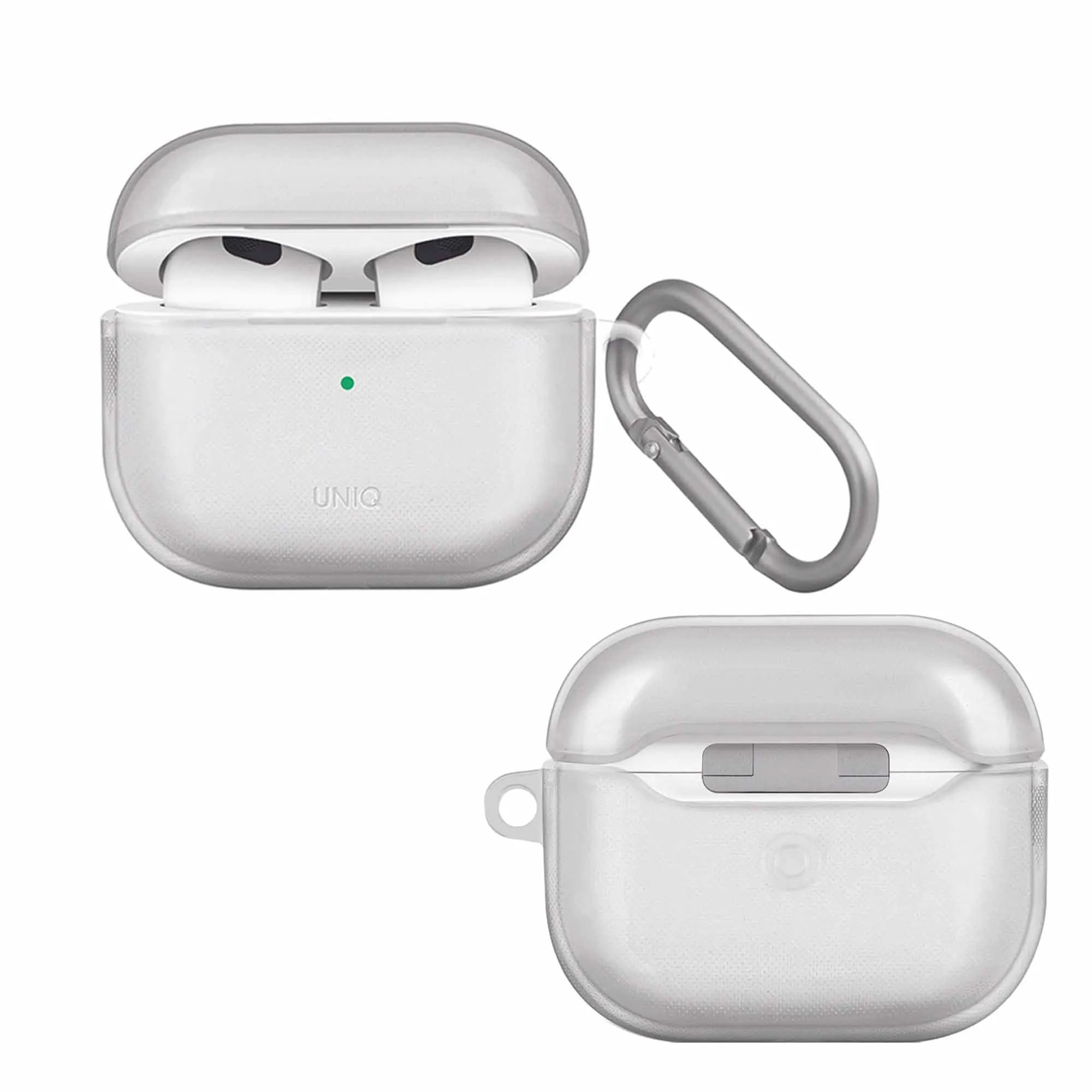 UNIQ Glase Case for AirPods 3 ( 2021 ) - Clear (Barcode: 8886463676851 )